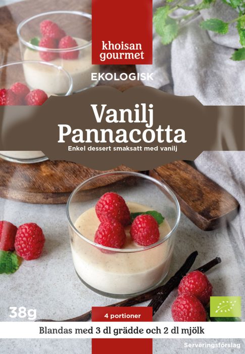 Ekologisk Vaniljpannacotta